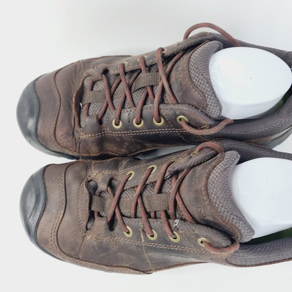 Keen Men\'s Brown Black Targhee III Leather Lace Up Oxford Shoes US Size 9.5 main image 2